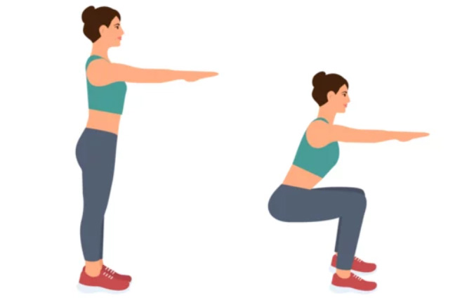 허리 부담 줄이는 스쿼트 자세와 하프 & 스쿼트 비교