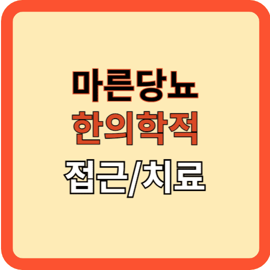 마른당뇨의 한의학적 접근법과 치료법