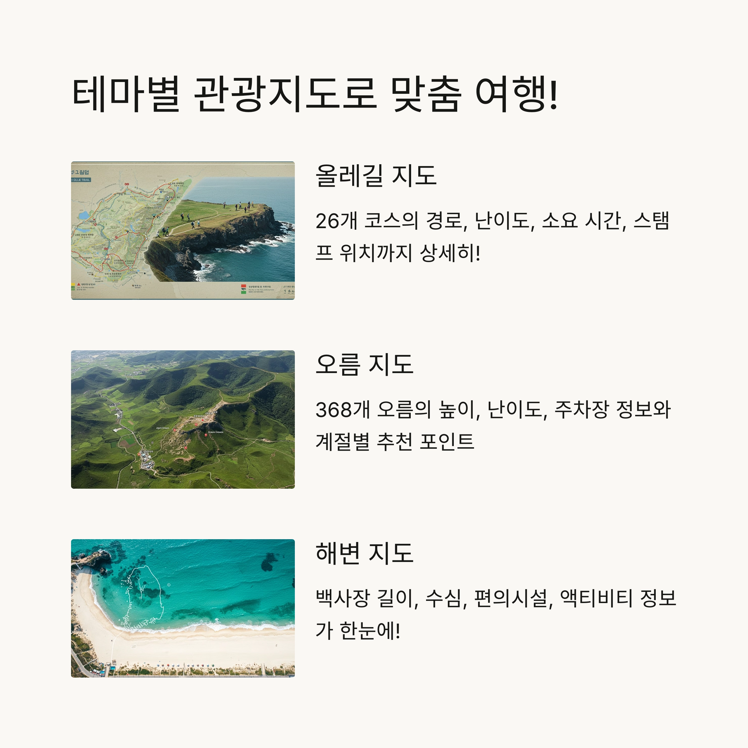 🎨 테마별 제주도 관광지도 활용법