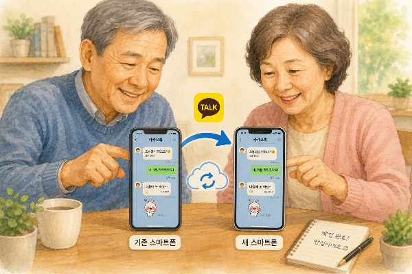 카카오톡 백업 및 복구 방법