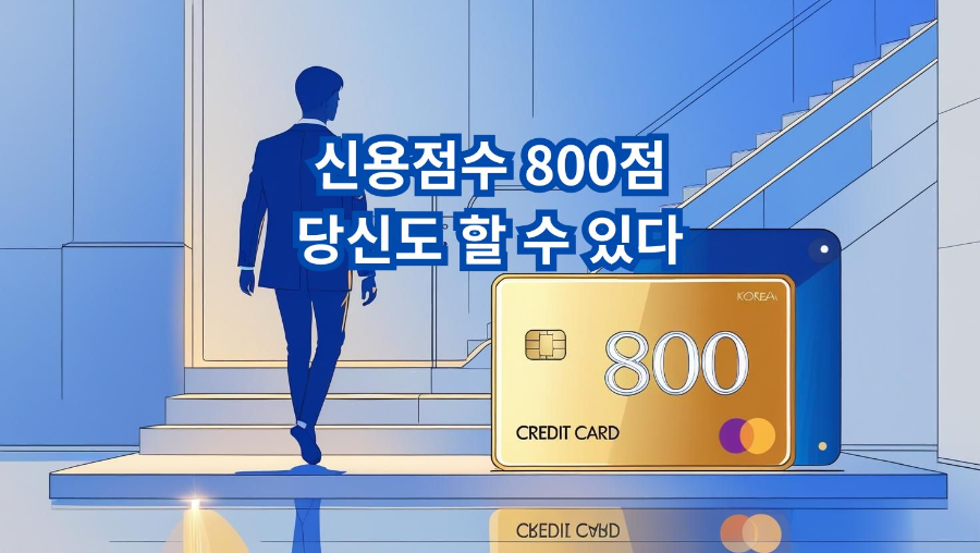 신용점수 800점 공개! 당신도 할 수 있다