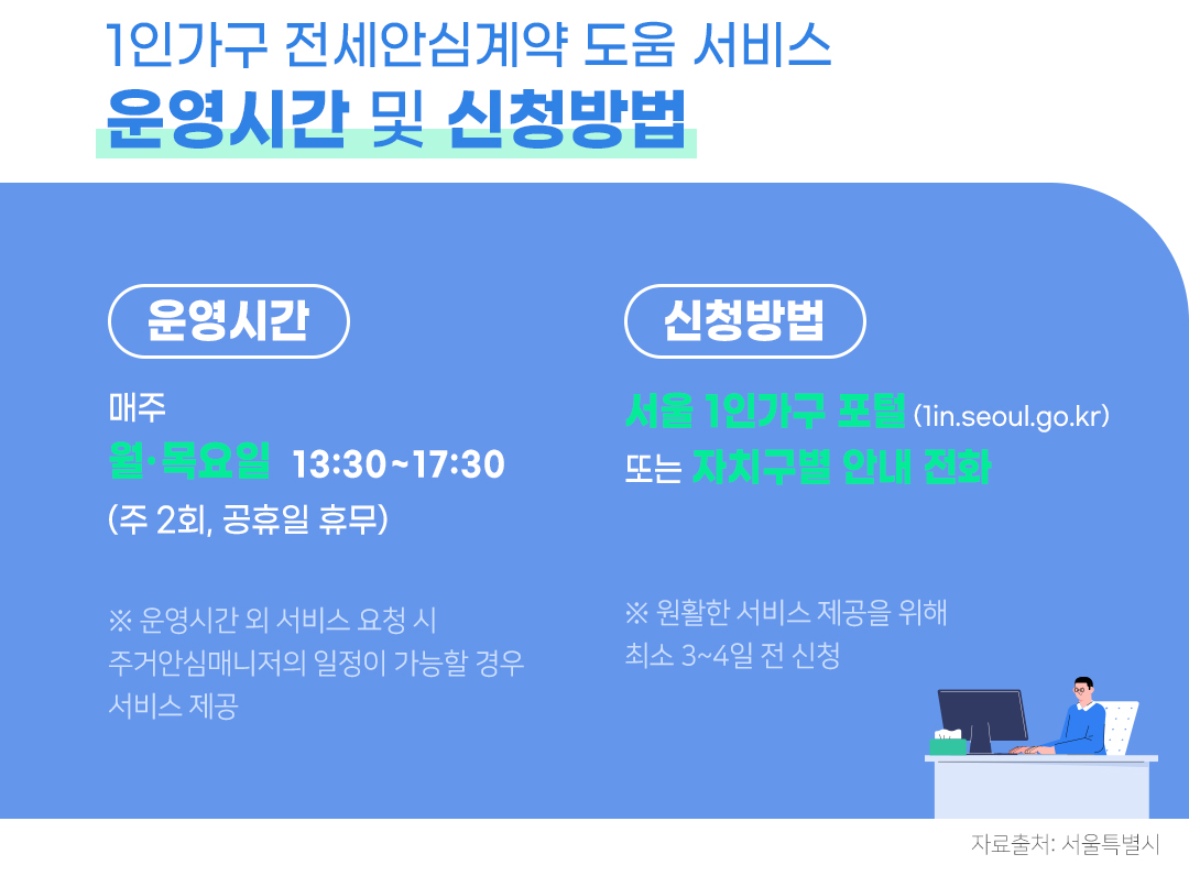 #전세안심계약 #전세안심계약도움서비스 #운영시간 #신청방법