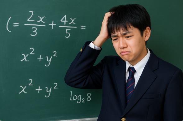 수학을 어려워하는 학생