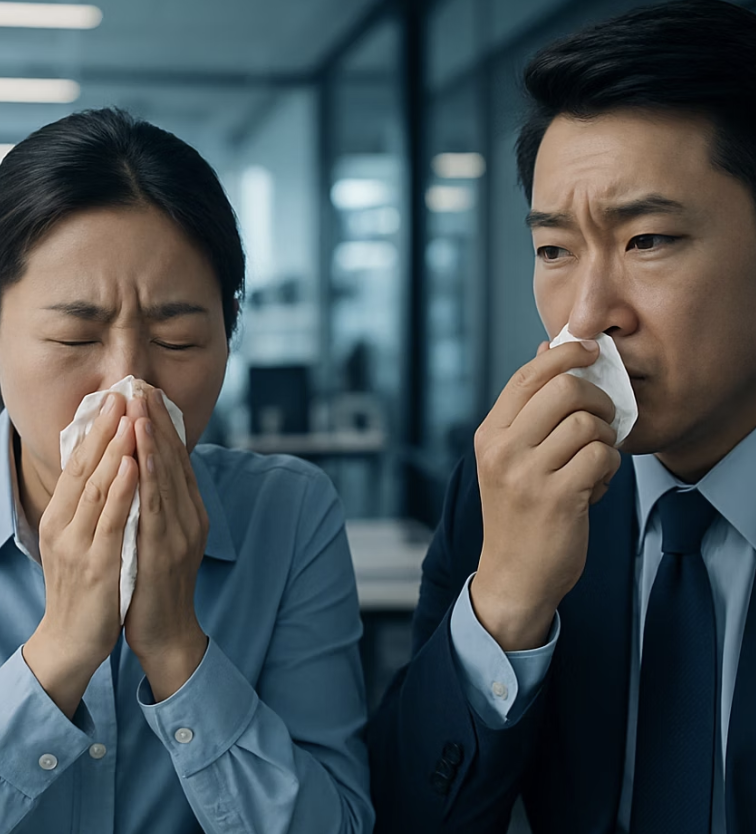 콧물과 재채기&amp;#44; 증상으로 구분하기