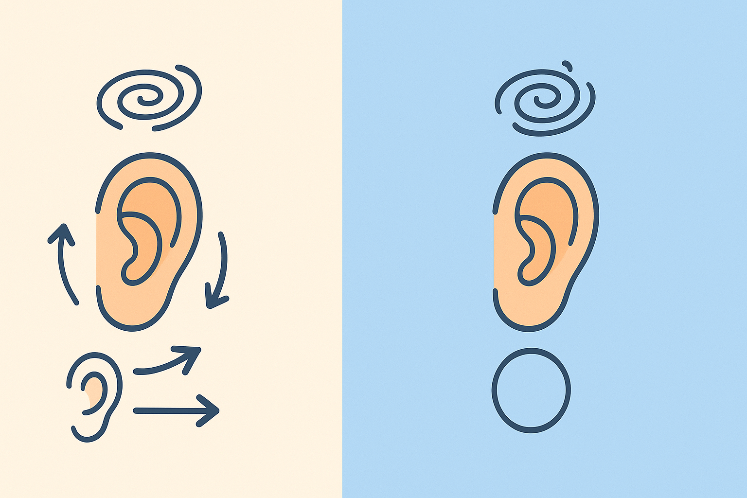 어지럼증 양상의 뚜렷한 차이 (어지럼증)