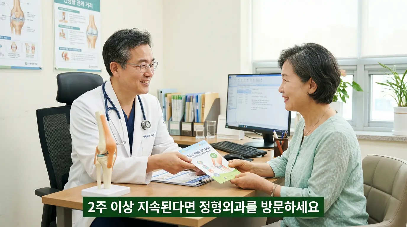 무릎 안쪽 통증 정형외과 방문 상담 권고 이미지&amp;quot;