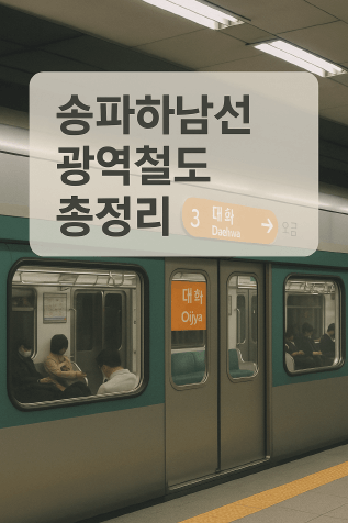 서울 3호선 연장 확정! 송파하남선 수혜지역&middot;부동산 총정리