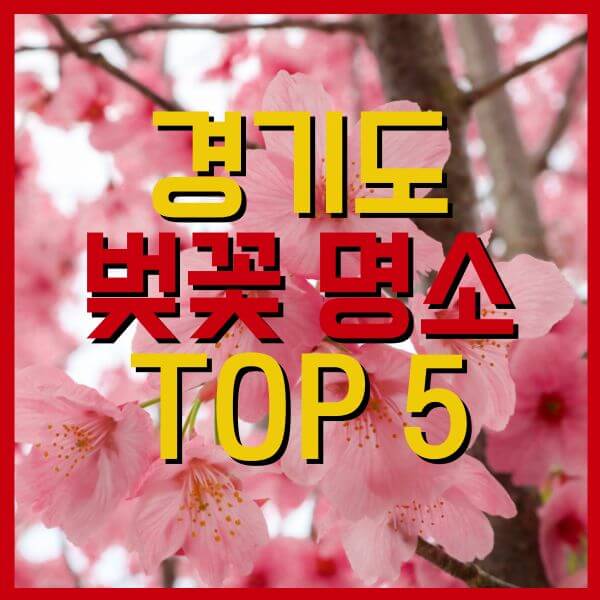 경기벚꽃명소