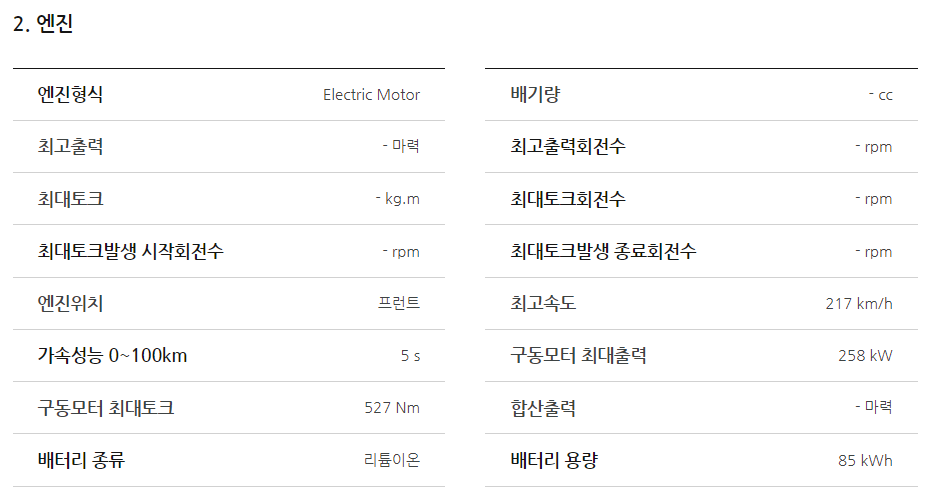 2023 테슬라 모델Y 제원 포토