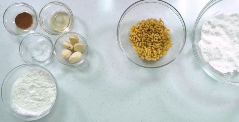 한국의 떡 종류 잣구리-필수재료