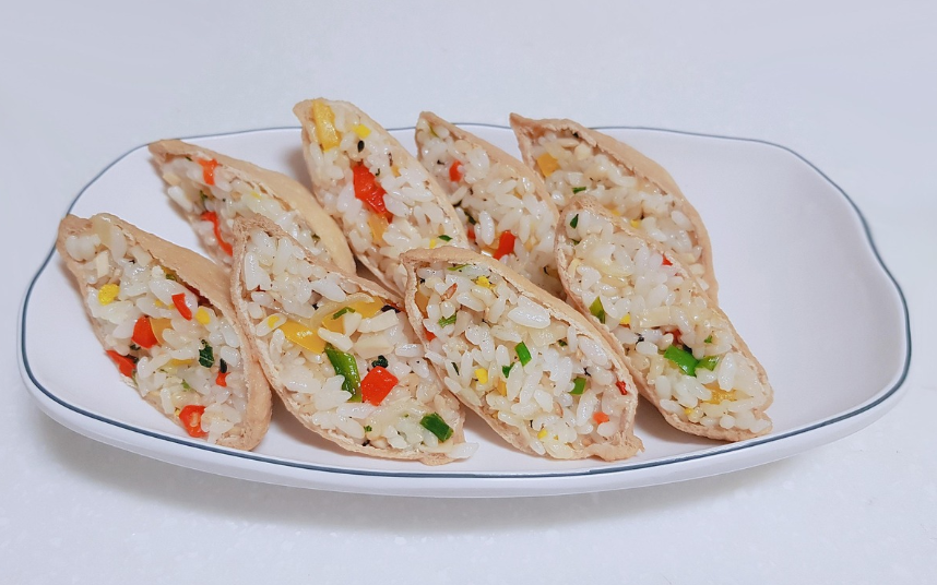 유부초밥의 모습