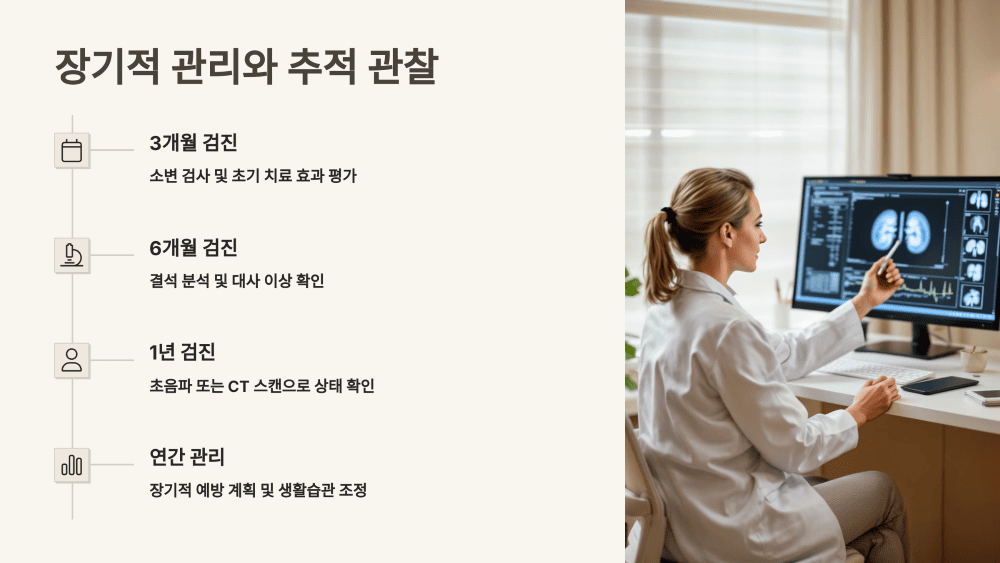 장기적 관리와 추적 관찰