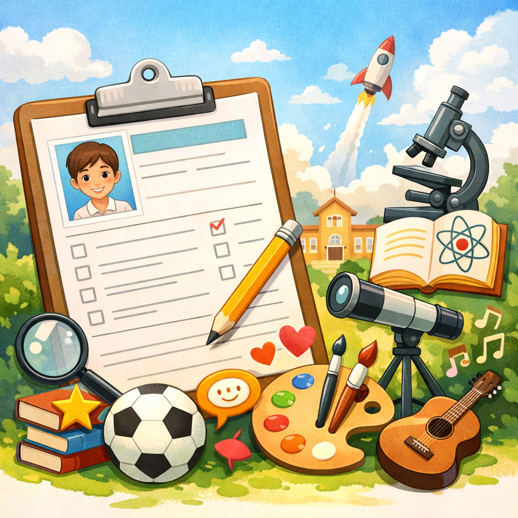 학생기초조사서 작성법과 특기, 관심 분야 작성 팁 관련 사진