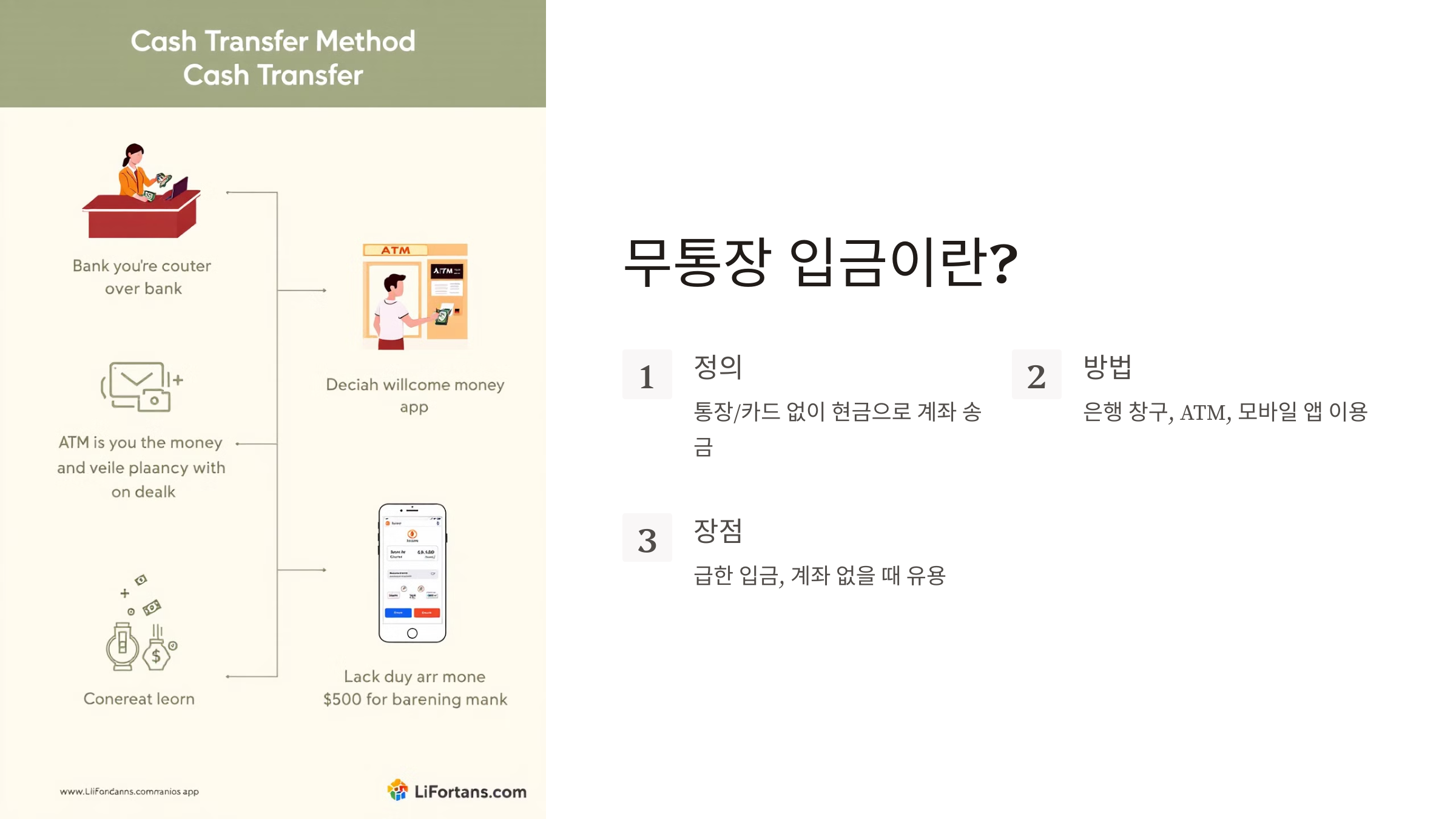 무통장 입금 하는법