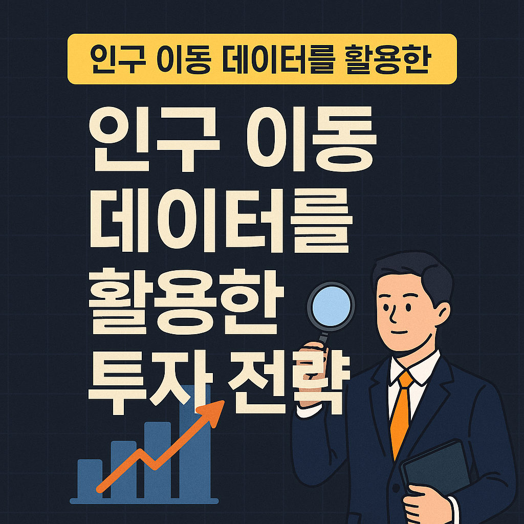 사람이 몰리는 곳에 돈이 몰린다 – 인구 이동 데이터로 미리 보는 투자 유망지