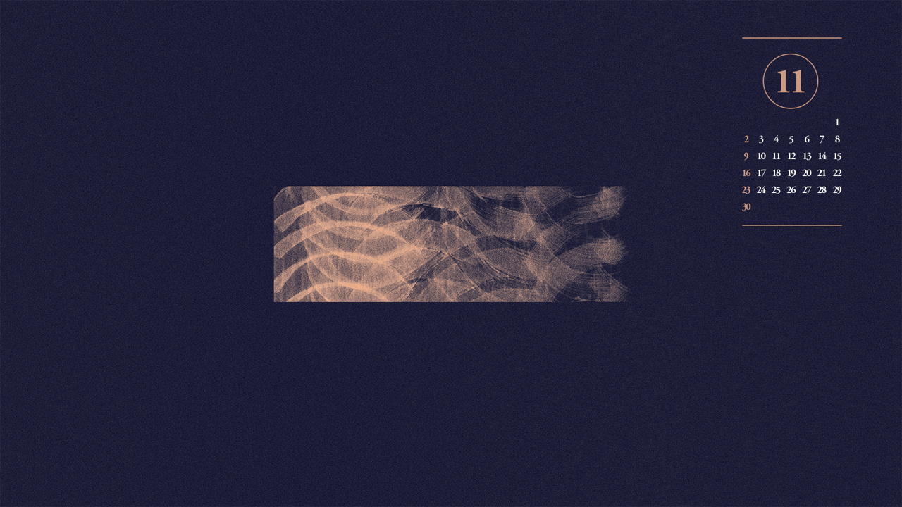 09 남색 추상 A - 2025년11월 노트북배경화면