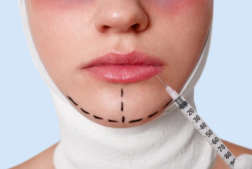 양악수술을 준비하고 있는 여성