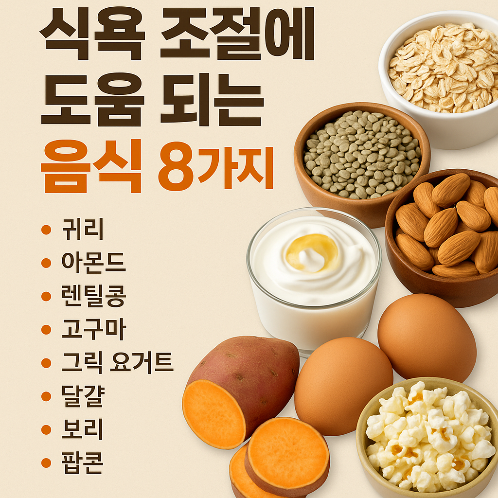 식욕 조절에 도움 되는 음식 8가지 &ndash; 폭식&middot;과식 줄이는 과학적 식단 팁