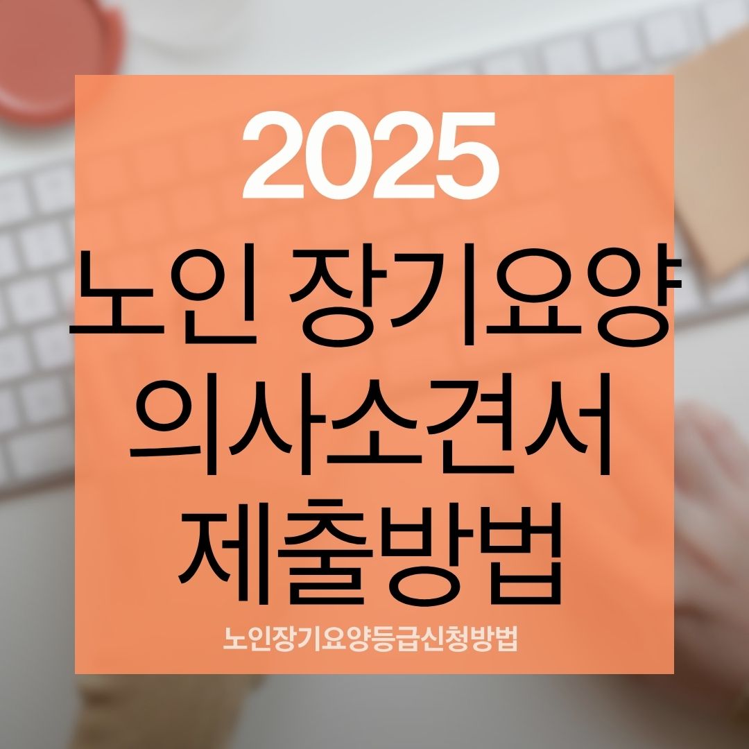 노인장기요양등급 의사소견서 제출방법｜기한&middot;서식&middot;주의사항까지 완벽정리!