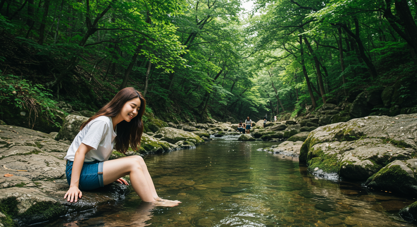 여름의 시작! 6월, 시원한 계곡물에 발 담그는 짜릿한 자연체험
