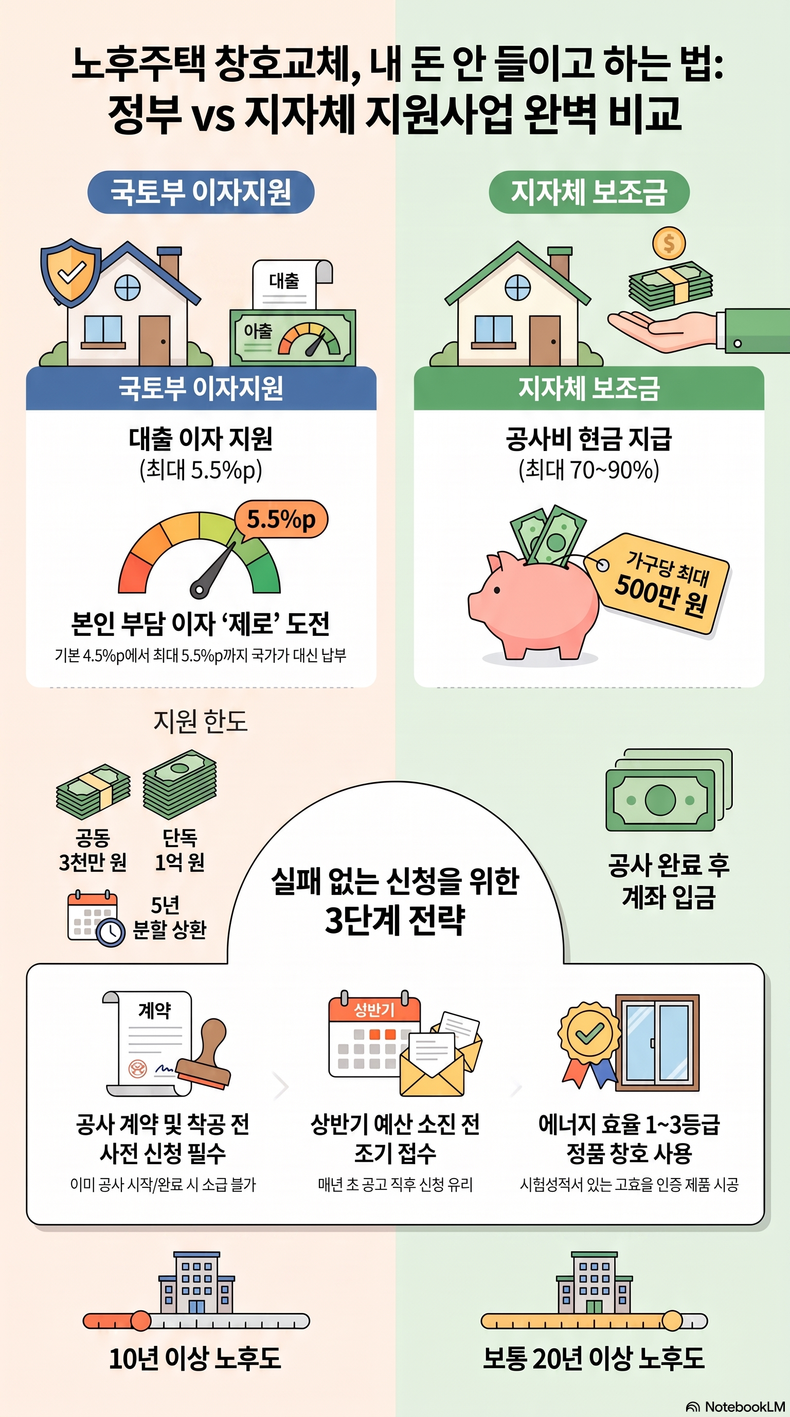 창호, 샤시 교체 지원금