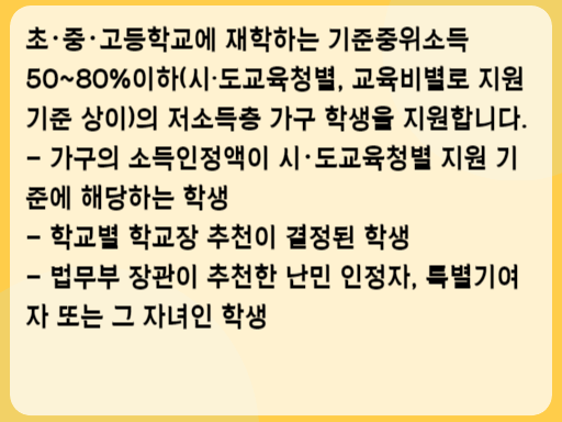 2023 초중고 학생 교육비 지원