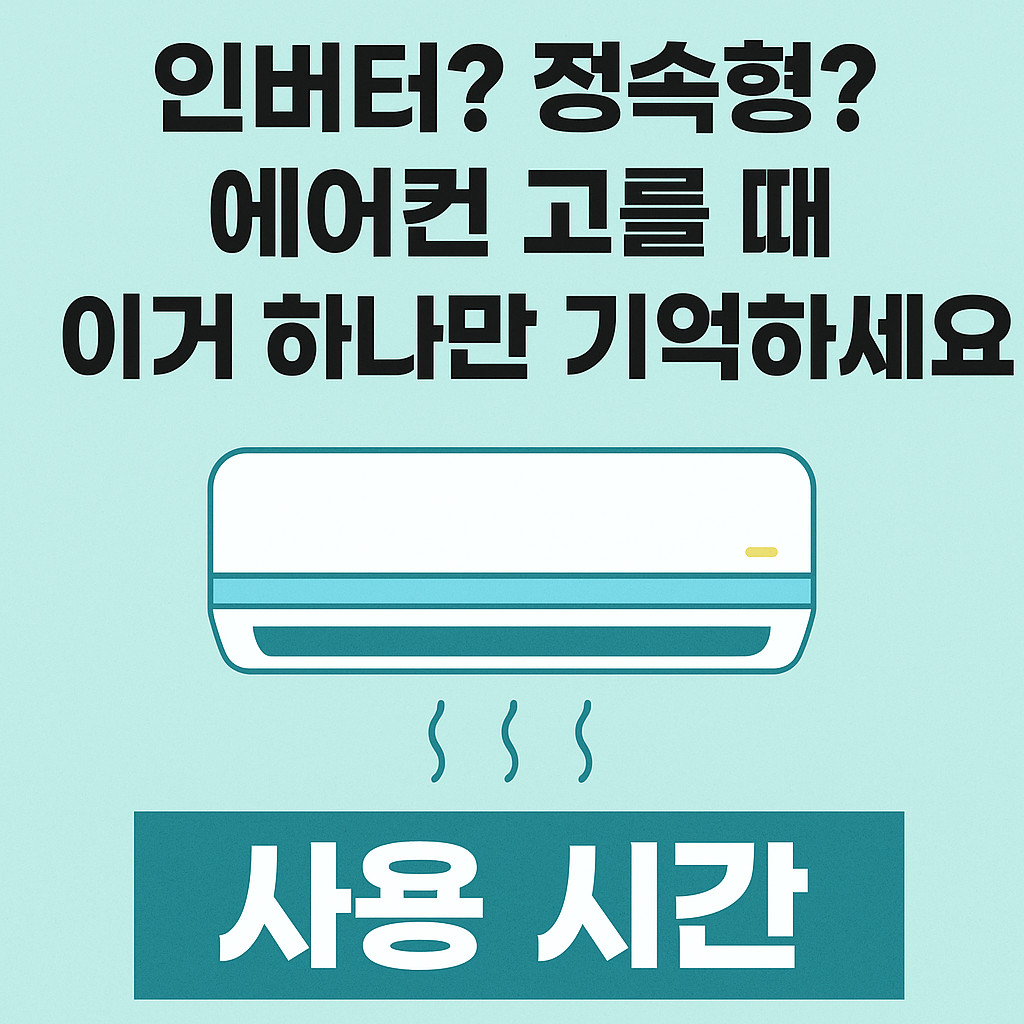 에어컨 고를 때