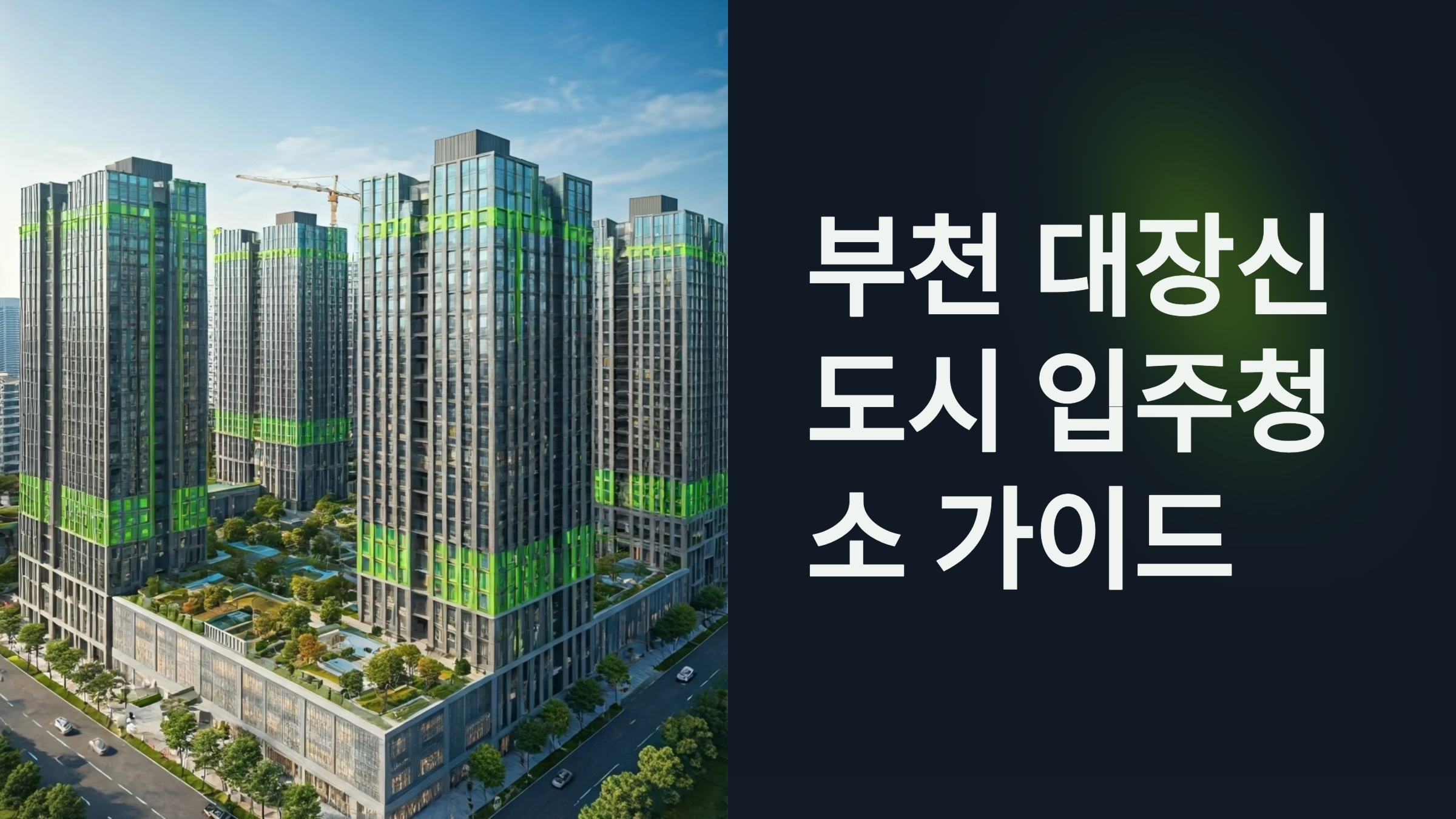 부천 대장신도시 입주청소 업체 가이드