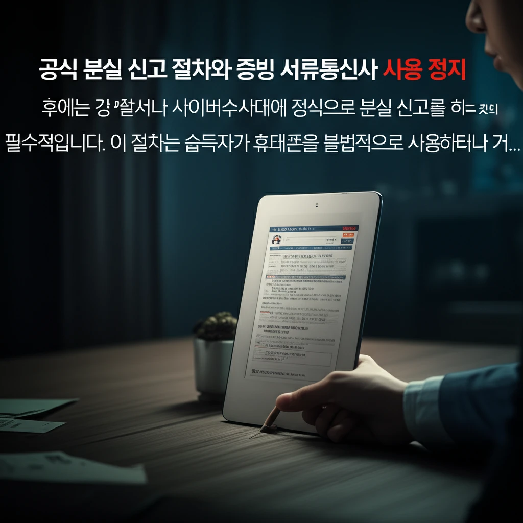 휴대폰 분실? 당황 말고 이것부터! ..