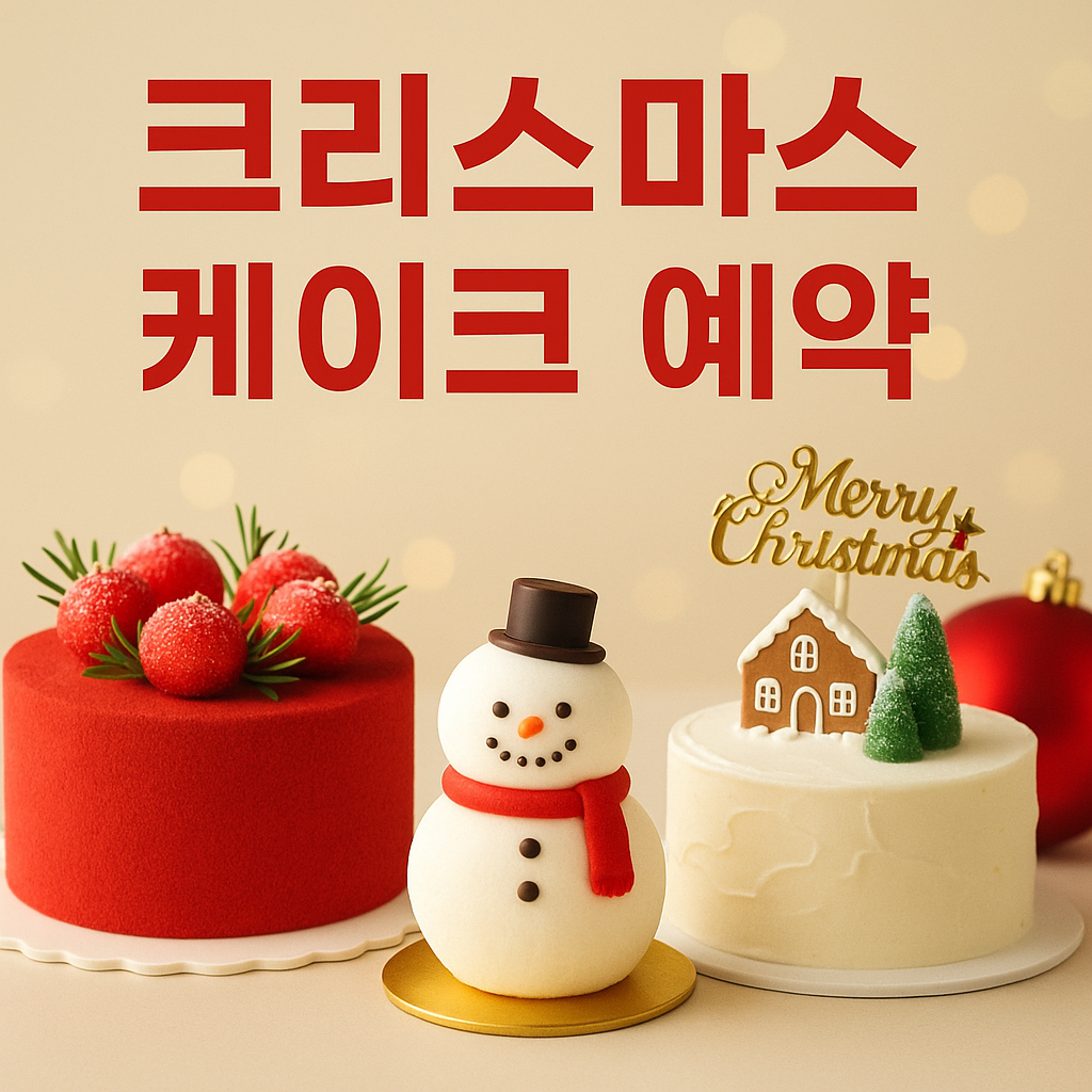 크리스마스 케이크 예약, 인기 브랜드별 일정과 할인 꿀팁