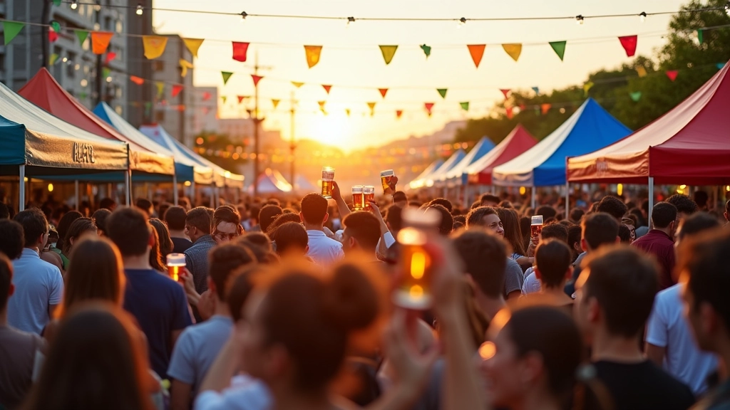 부산 센텀 맥주 축제 관련 사진