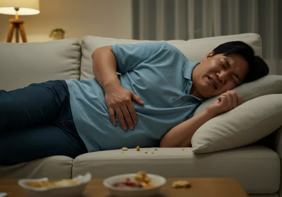식사 후 눕지 마세요! 건강을 망치는 조용한 습관