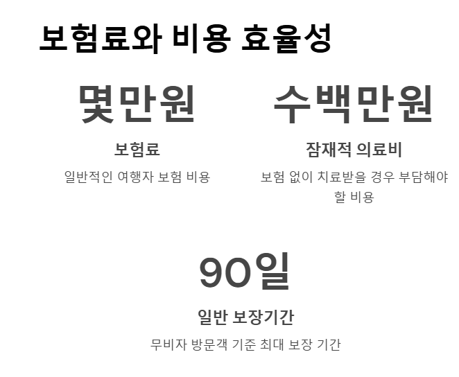 외국인 여행자 보험 방문객을 위한 보험 가이드