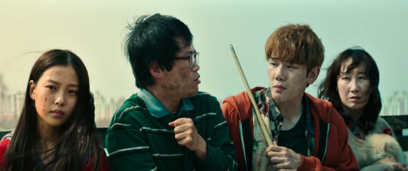 노랑머리를 하고 있는 스위트홈 시즌2의 류재환을 연기하는 배우 이원석