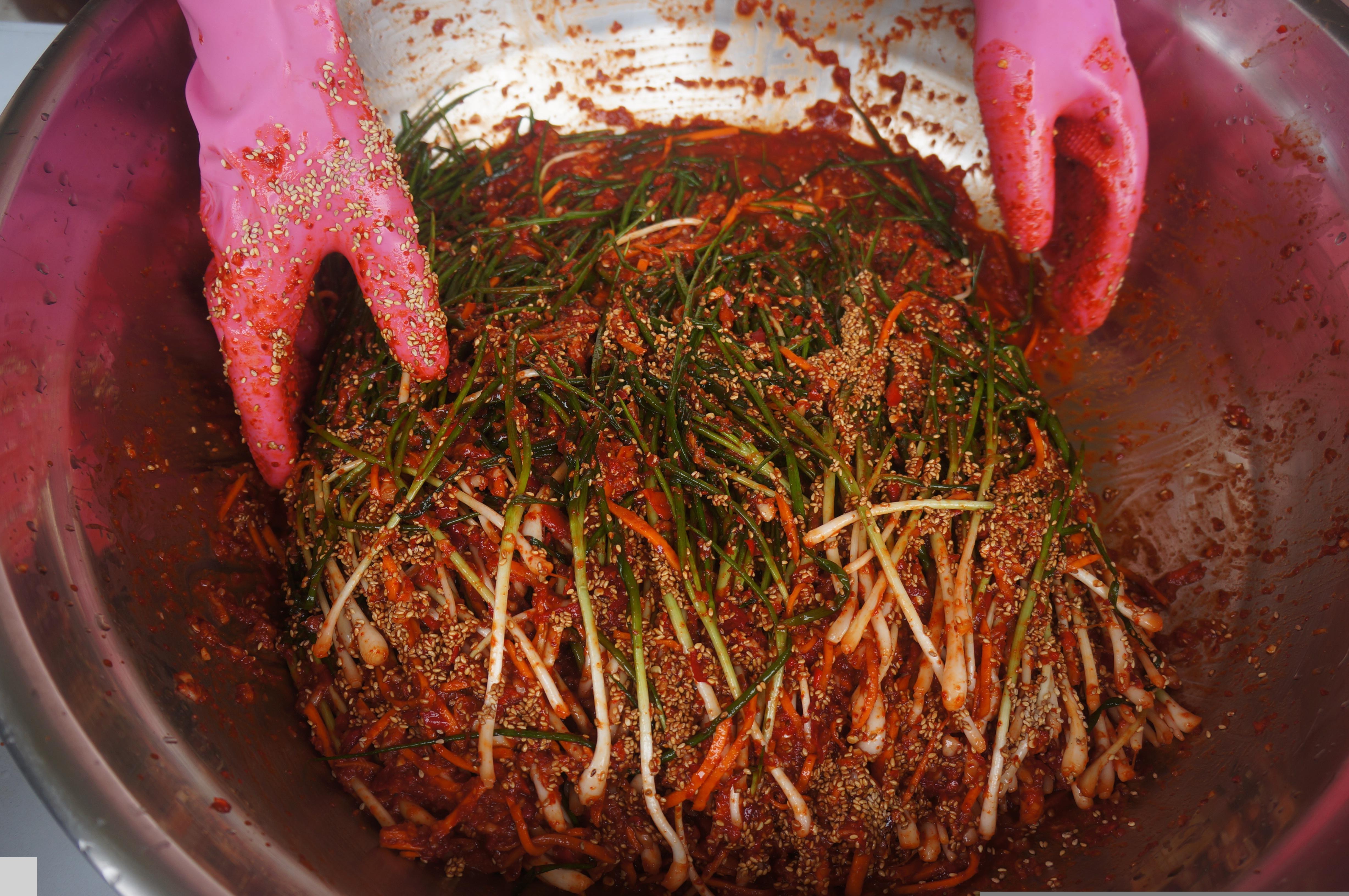 쪽파김치담그는법