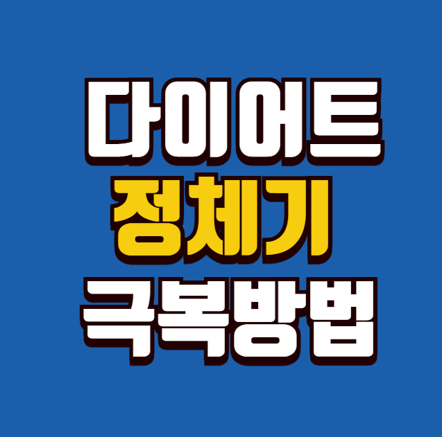 다이어트 정체기 극복방법