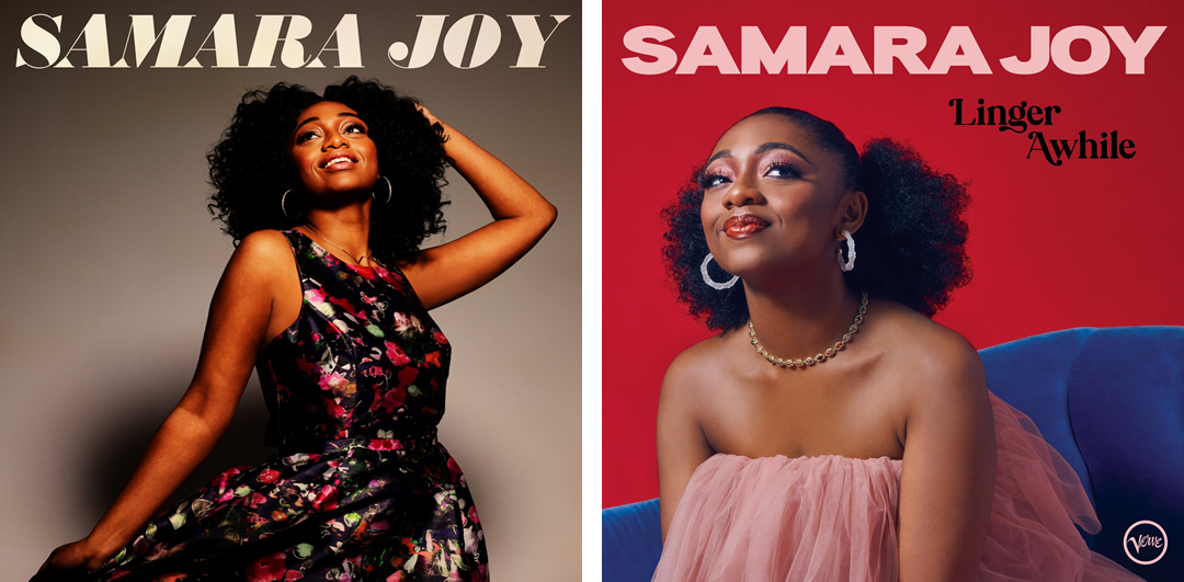 사마라 조이 1집 앨범과 2집 앨범 자켓