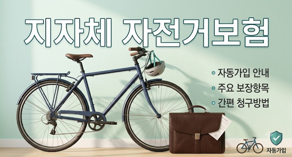 지자체 자전거무료 보험 사진