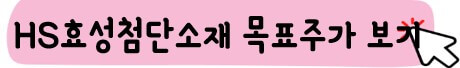 HS효성첨단소재 목표 주가