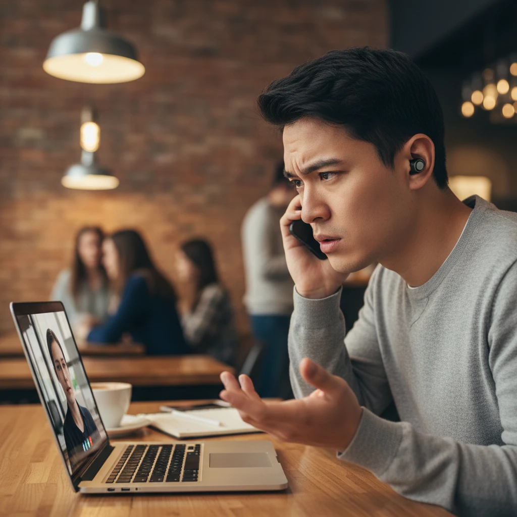 통화 시 목소리 멀게 들리는 블루투스..