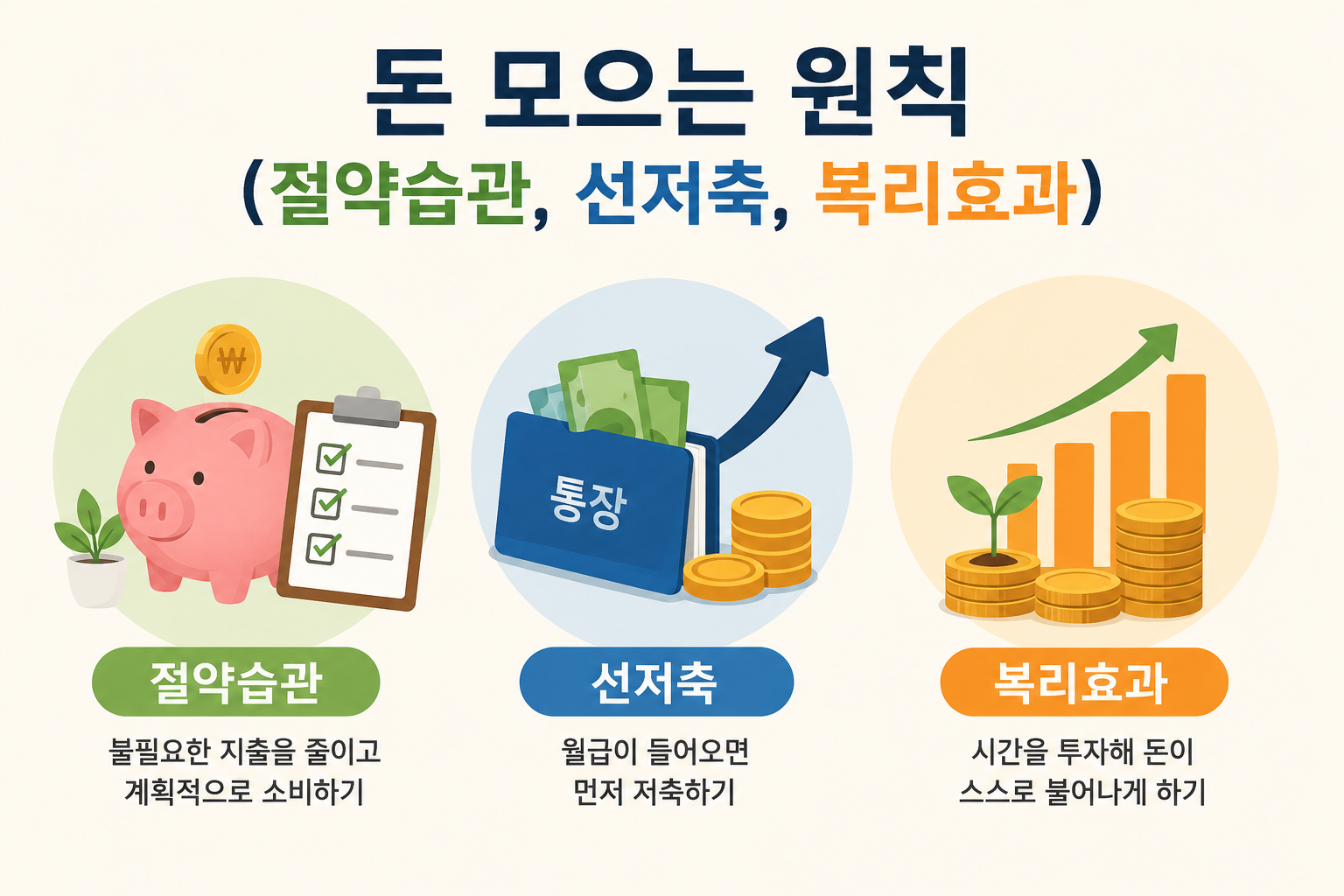 돈 모으는 원칙