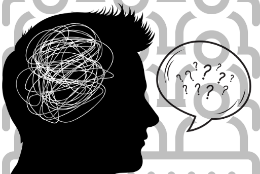 사람의 머리 속을 연상시키는 그림