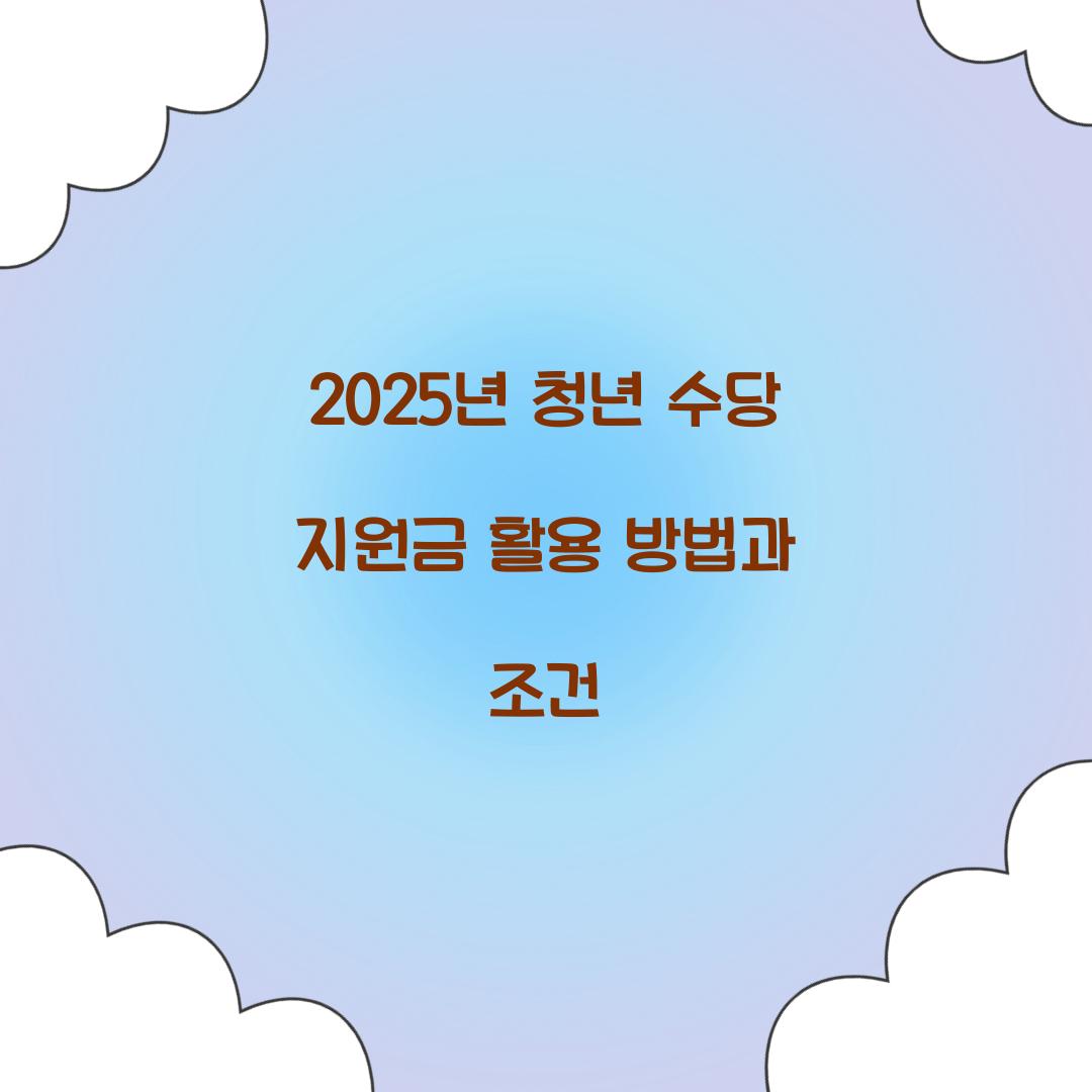 2025년 청년 수당