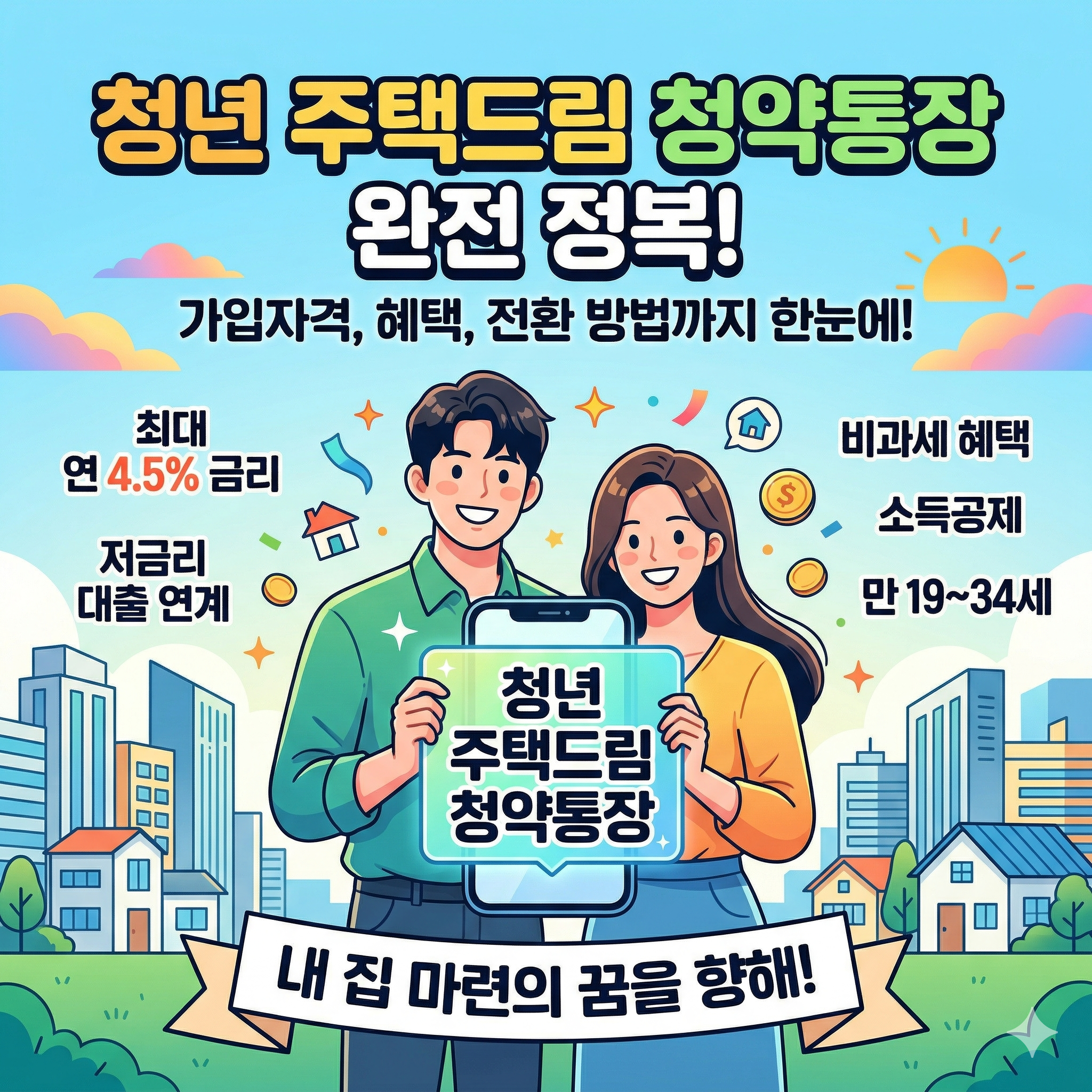 청년 주택드림 청약통장 자격 및 전환 방법: 내 집 마련의 꿈을 현실로