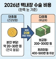 백내장 수술 비용