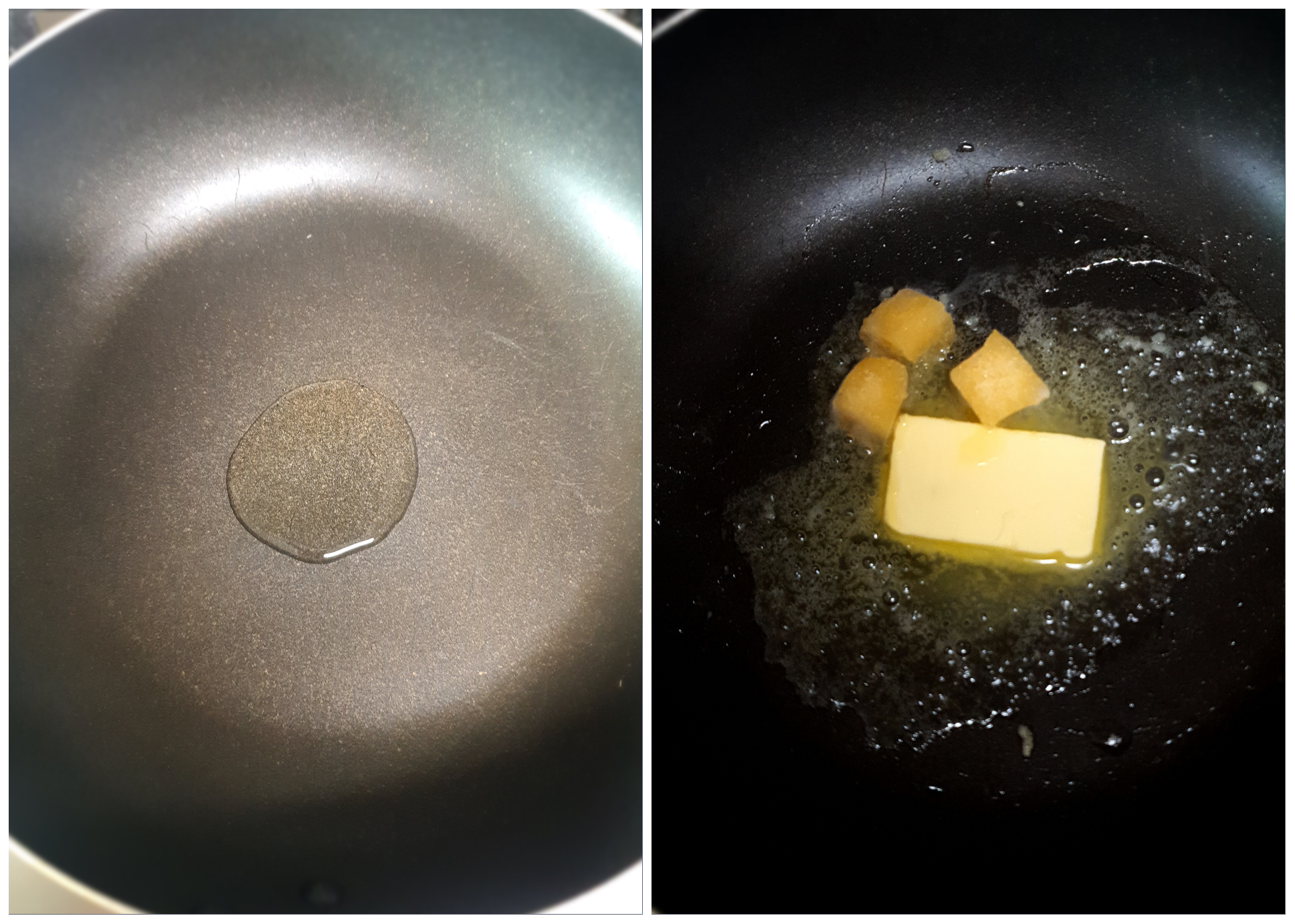 오일과-마늘을-같이-볶아줍니다.