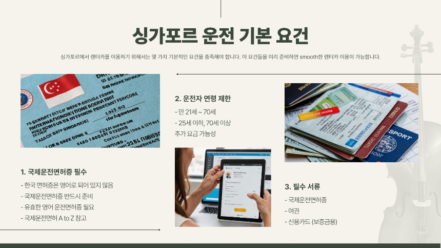 처음 해보는 싱가포르 렌터카, 이 글 하나로 끝낸다 대여부터 반납까지 A to Z