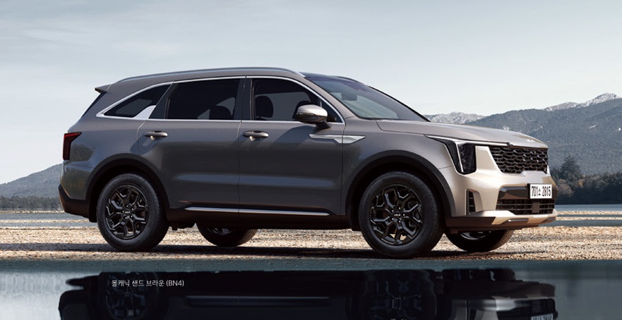 2026 쏘렌토 하이브리드 볼캐닉 샌드 브라운 외장 컬러