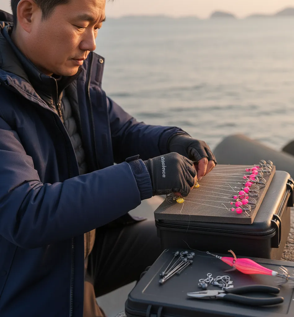 쭈꾸미 귀신채비 방법 및 정보 설명 이미지