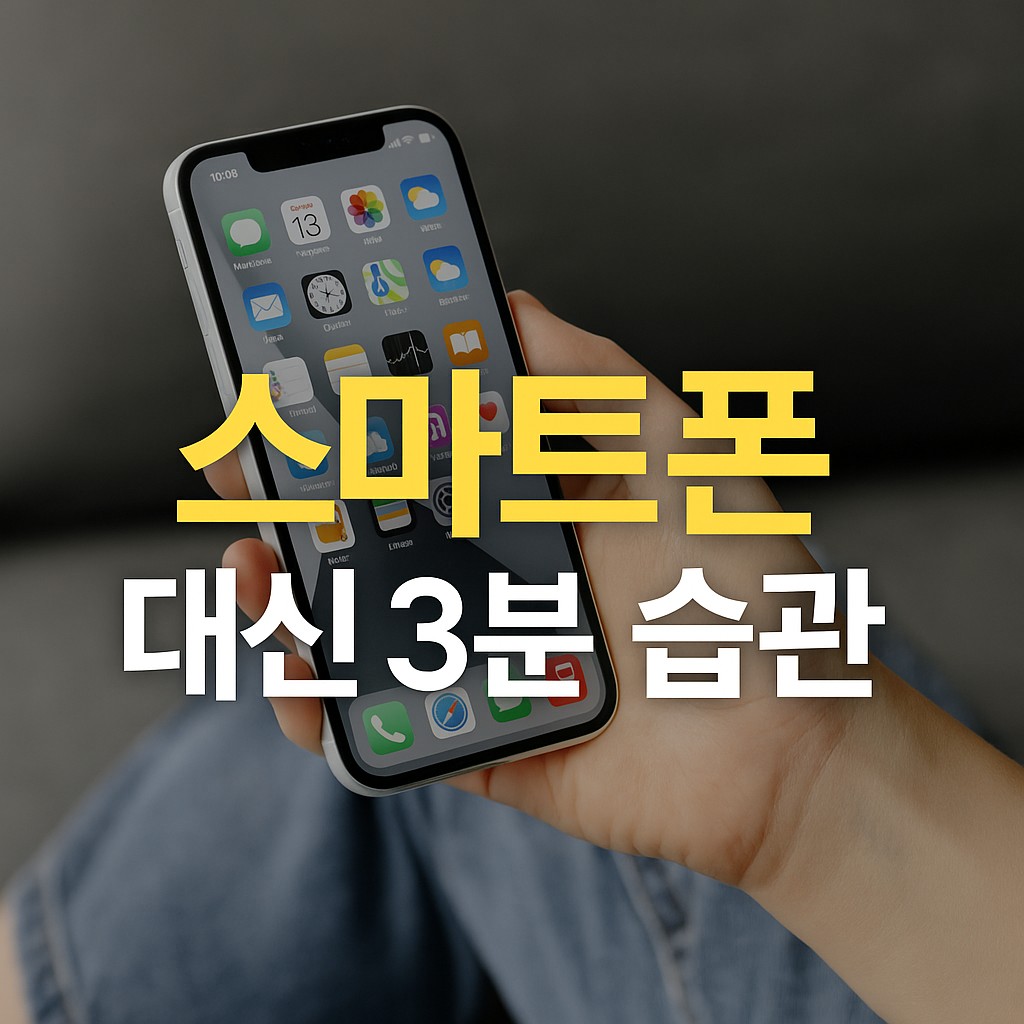 스마트폰 대신 3분 습관